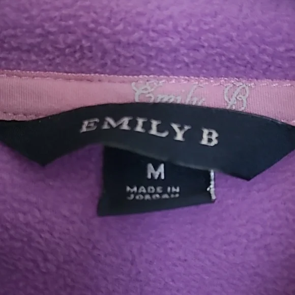 EMILY B Micro Fleece Jacket Coat - Picture 3 of 4
